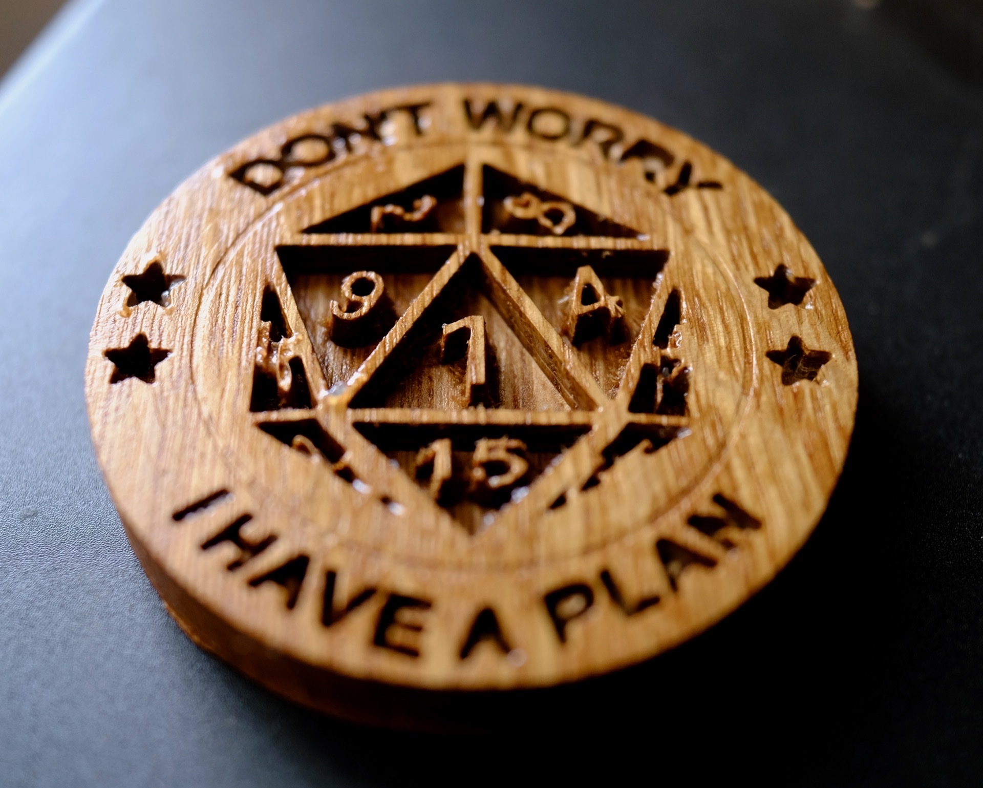 CNC custom coasters